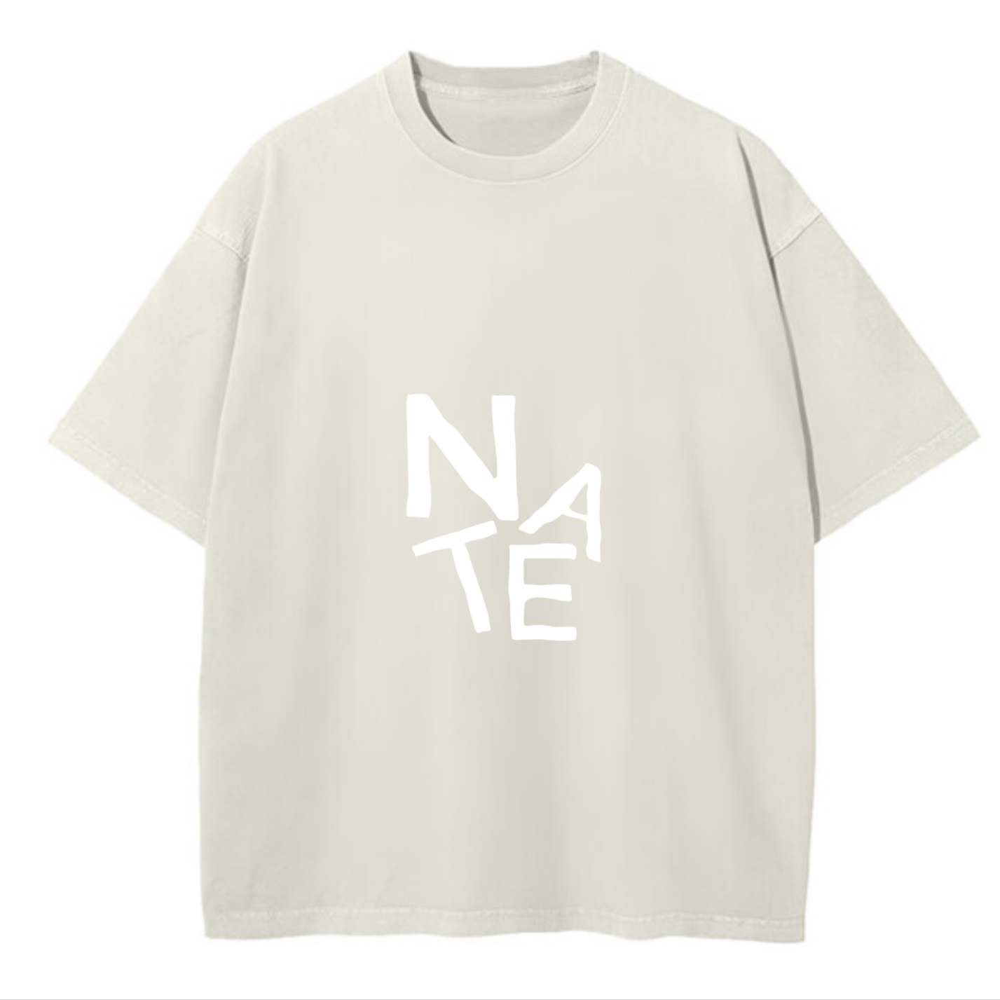 Custom Oversized Tee | Medium Text Design
