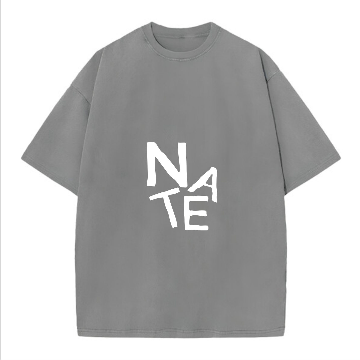 Custom Oversized Tee | Medium Text Design