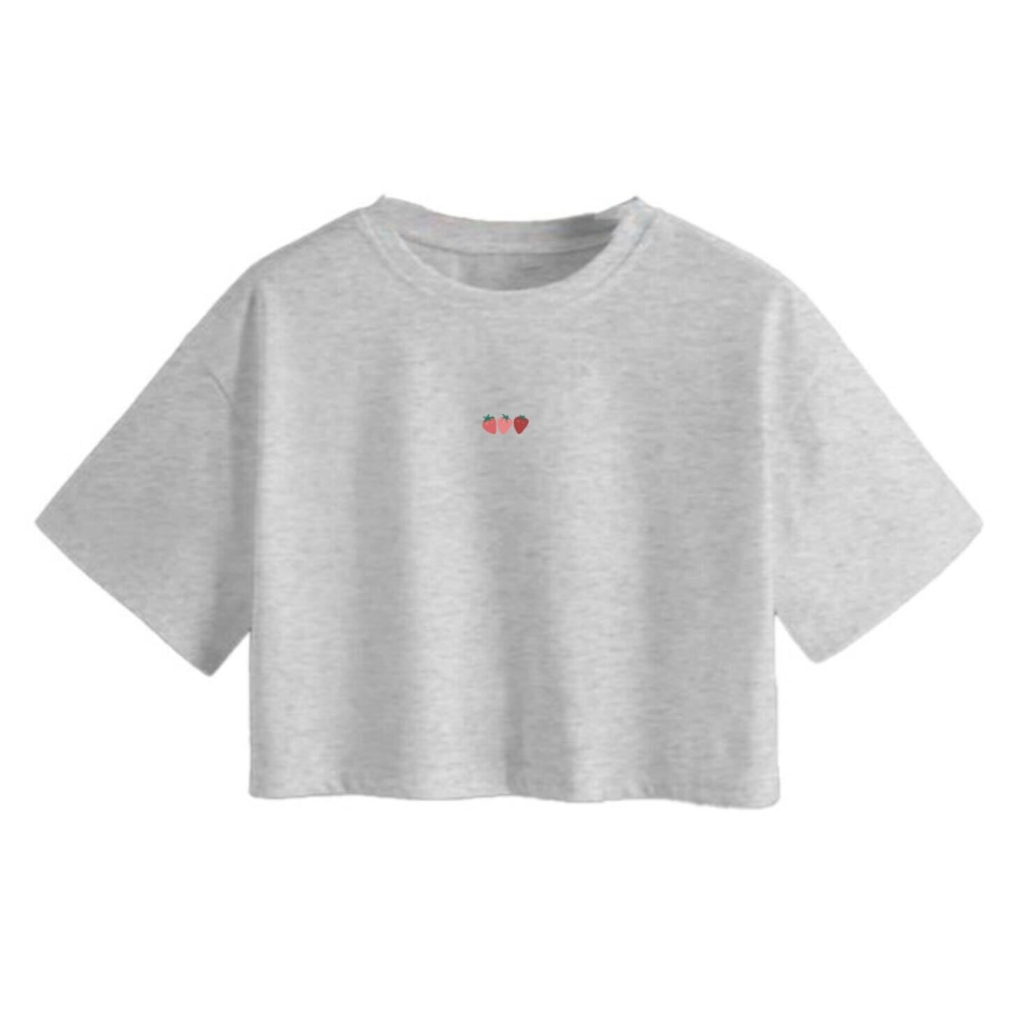 Crop Top | Strawberries